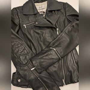 L Blink Moto genuine leather jacket